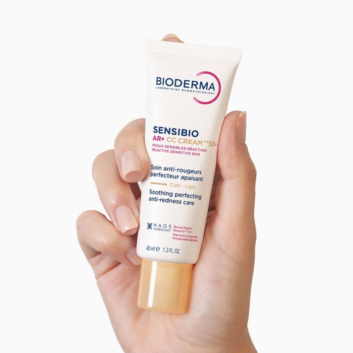 Sensibio AR+ CC Cream SPF50+ | Återfuktande dagcreme med solskydd, för rodnadsbenägen hudHome